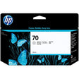 HP 70 C9451A OEM Ink Cartridge, 130 mL, Light Gray