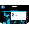 HP 70 C9458A OEM Ink Cartridge, 130 mL, Blue