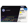 HP 645A C9732A OEM Toner Cartridge, 12K pages, Yellow