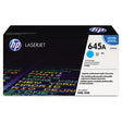 HP 645A C9731A OEM Toner Cartridge, 12K pages, Cyan