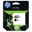 HP 60XL CC641WN OEM Ink Cartridge, 600 pages, Black