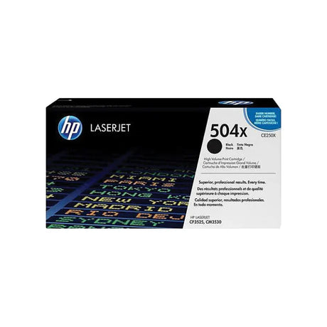 HP CE250X OEM HY Toner Cartridge, 10500 pages, Black