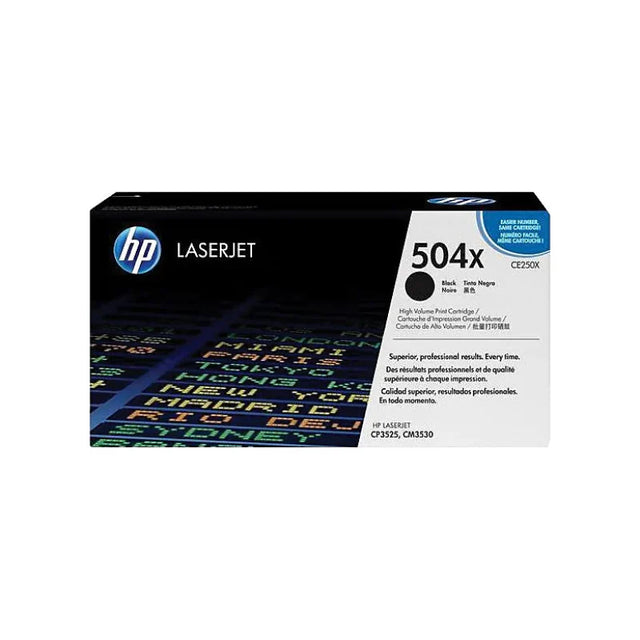 HP CE250X OEM HY Toner Cartridge, 10500 pages, Black