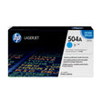 HP CE251A OEM Toner Cartridge, 7K pages, Cyan