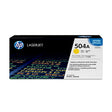 HP CE252A OEM Toner Cartridge, 7K pages, Yellow