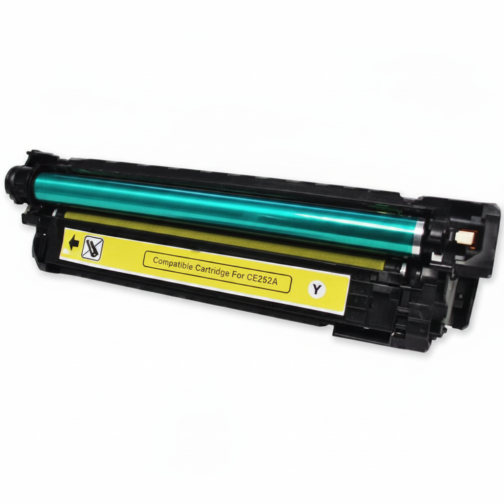 Compatible for CE252A Toner Cartridge, 7K pages, Yellow