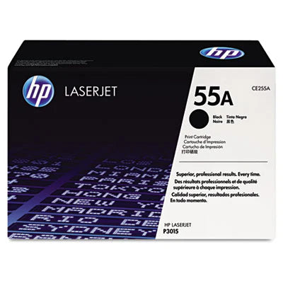 HP 55A CE255A Smart OEM Toner Cartridge, 6K pages, Black
