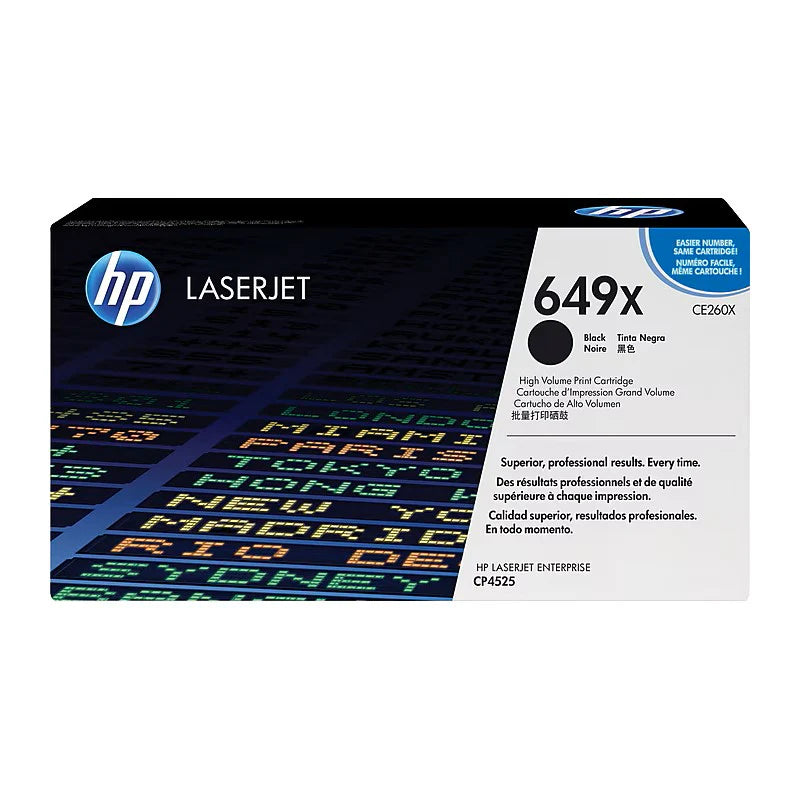 HP CE260X OEM HY Toner Cartridge, 17K pages, Black