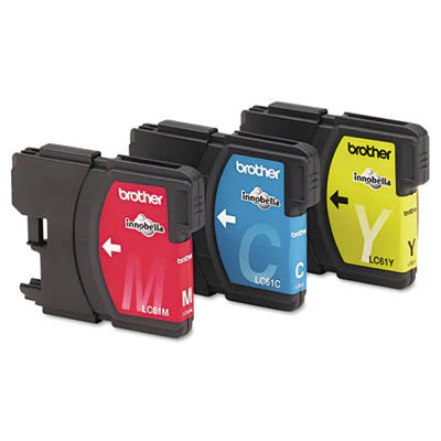 Brother LC613PKS OEM Ink Cartridge, 500 pages, Box of 3, Tri-Color