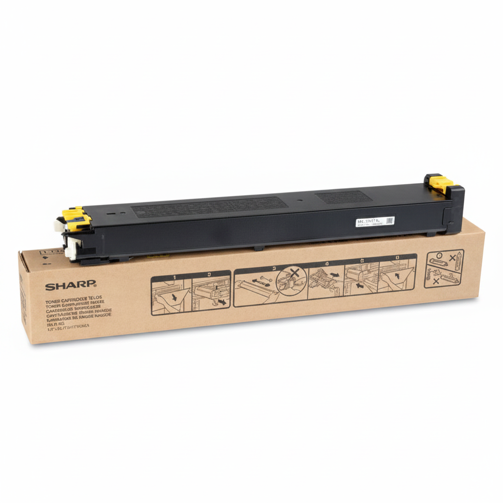 Sharp MX-31NTYA OEM Toner Cartridge, 15,000 pages, Yellow