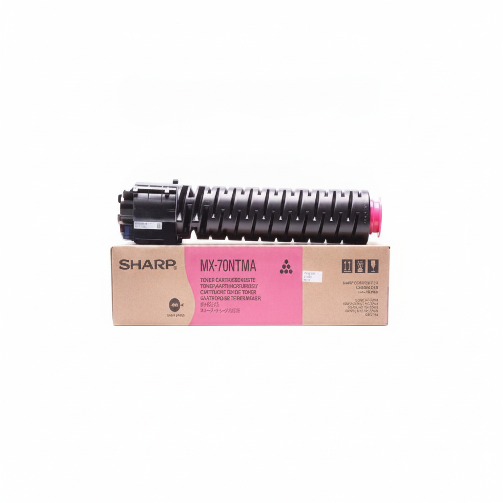 Sharp MX-70NTMA OEM Toner Cartridge, 32K pages, Magenta