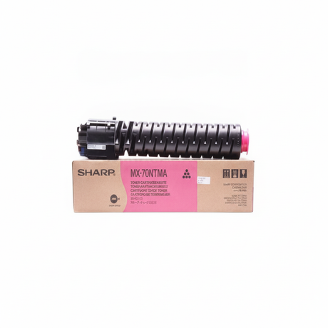 Sharp MX-70NTMA OEM Toner Cartridge, 32K pages, Magenta