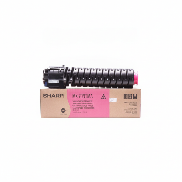 Sharp MX-70NTMA OEM Toner Cartridge, 32K pages, Magenta