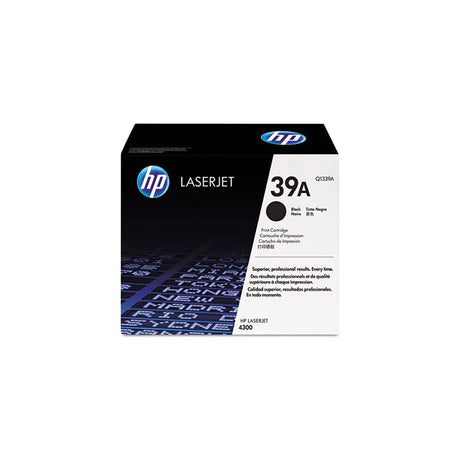 HP 39A Q1339A OEM Toner Cartridge, 18K pages, Black