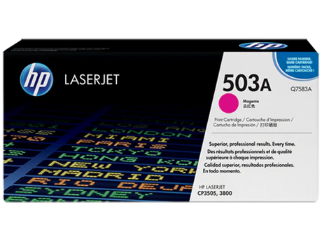 HP 503A Q7583A OEM Toner Cartridge, 6K pages, Magenta