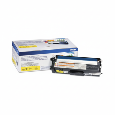 Brother TN315Y OEM HY Toner Cartridge, 3500 pages, Yellow