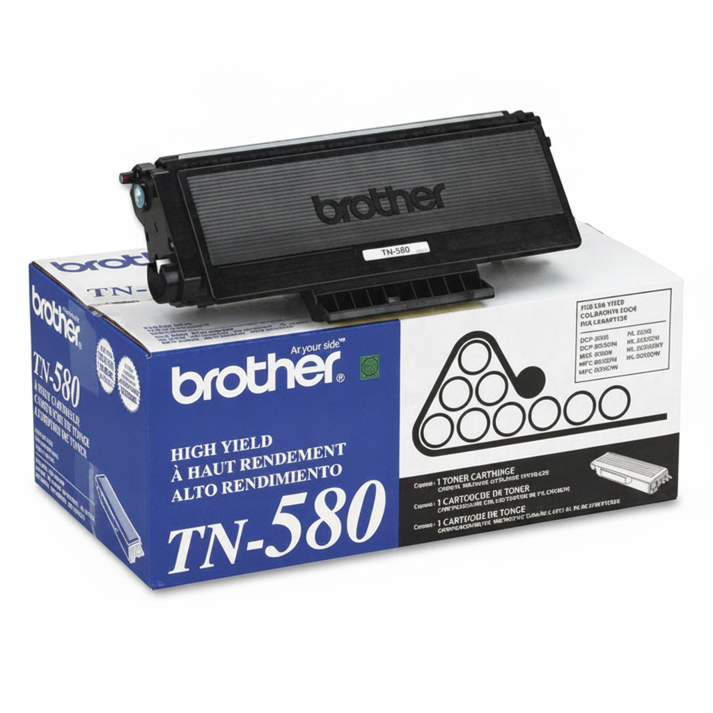 Brother TN580 OEM HY Toner Cartridge, 7K pages, Black
