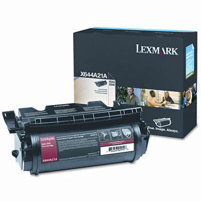 Lexmark X644A21A OEM Extra HY Toner Cartridge, 32K pages, Black