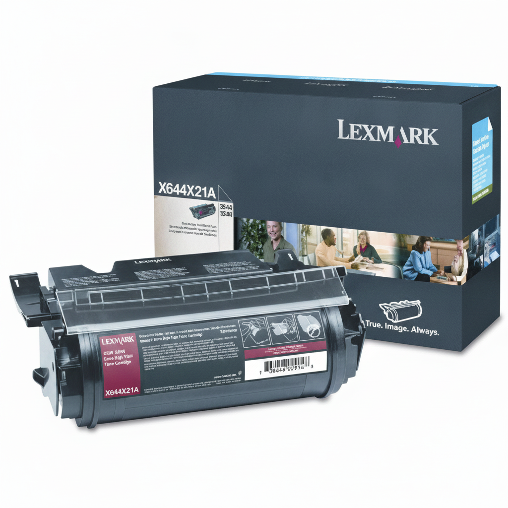 Lexmark X644X21A OEM Extra HY Toner Cartridge, 32K pages, Black