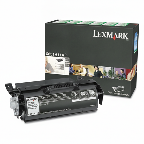 Lexmark X651H11A OEM HY Return Program Toner Cartridge, 25K pages, Black