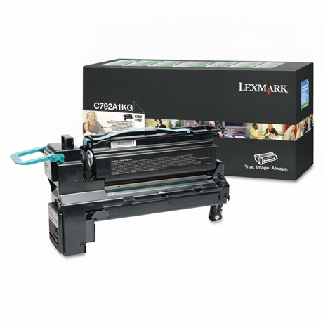 Lexmark C792A1KG OEM Toner Cartridge, 6K pages, Black