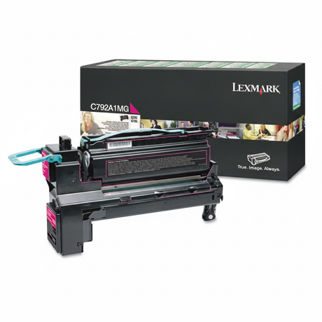 Lexmark C792A1MG OEM Toner Cartridge, 6K pages, Magenta