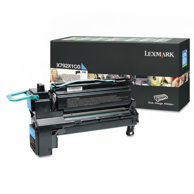 Lexmark X792X1CG OEM Extra HY Toner Cartridge, 20K pages, Cyan