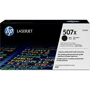 HP 507X CE400X OEM HY Toner Cartridge, pages 11K, Black