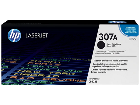 HP 307A CE740A OEM Toner Cartridge, 7K pages, Black