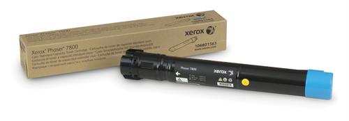 Xerox 106R01563 OEM Toner Cartridge, 6K pages, Cyan