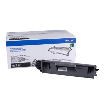 Brother TN720 OEM Toner Cartridge, 3K pages, Black