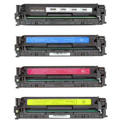 Compatible for CB540A Toner Set, B/C/M/Y