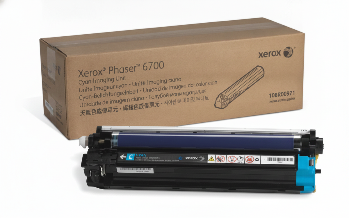 Xerox 108R00971 OEM Imaging Unit, 50K pages, Cyan