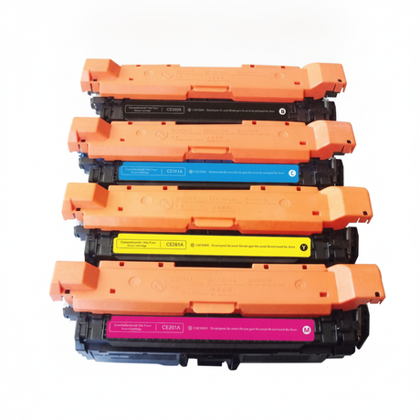 Compatible for CE260X Toner Set, B/C/M/Y.