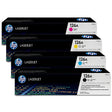 HP 126A OEM Toner Set, Contains B/C/M/Y.