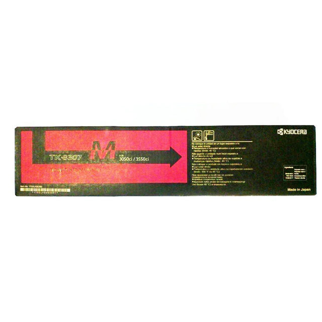 Copystar TK-8309M / TK8307M OEM Toner Cartridge, 15K pages, Magenta