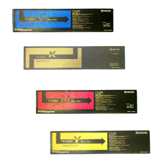 Copystar TK-8309 / TK8307 OEM Toner Set, B/C/M/Y