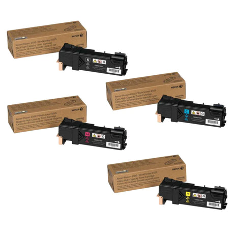 Xerox 106R01597 OEM HY Toner Set, B/C/M/Y