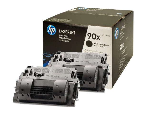 HP 90X CE390XD OEM HY Toner Dual Pack, 2 x 24K pages, Black
