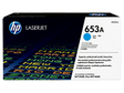 HP 653A CF321A OEM Toner Cartridge, 16500 pages, Cyan