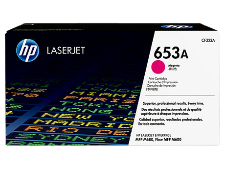 HP 653A CF323A OEM Toner Cartridge, 16500 pages, Magenta