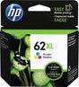 HP 62XL C2P07AN OEM HY Ink Cartridge, 600 pages, Tri-Color
