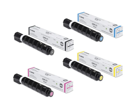 Canon GPR51 OEM Toner Set, B/C/M/Y