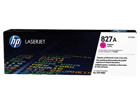 HP 827A CF303A OEM Toner Cartridge, 32K pages, Magenta