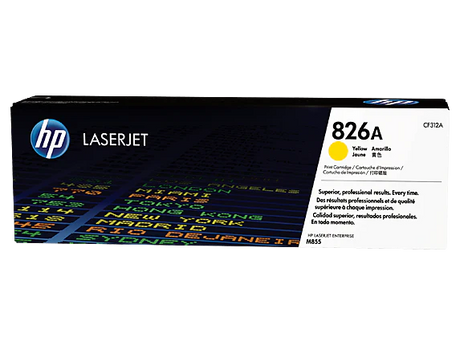 HP 826A CF312A OEM Toner Cartridge, 31500 pages, Yellow