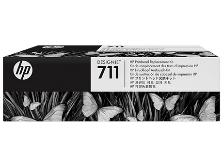 HP 711 (C1Q10A) Printhead Replacement Kit (Includes Printhead Assembly and B/C/M/Y Ink Cartridges)