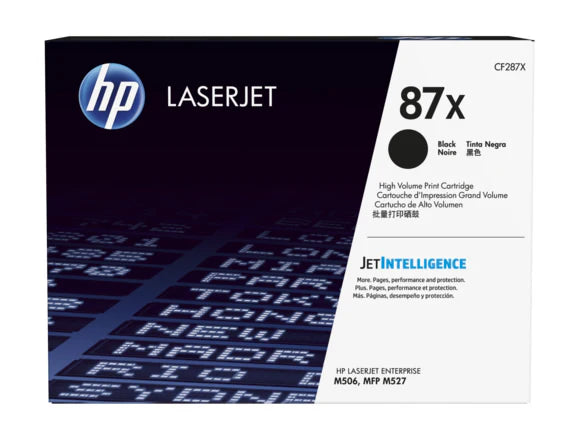 HP 87X CF287X OEM HY Toner Cartridge, 18K pages, Black