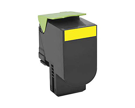 Compatible for 80C1HY0 801HY HY Toner Cartridge, 3K pages, Yellow