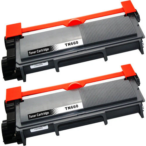 Compatible for TN660 HY Toner Dual Pack, 2 x 2.6K Pages, Black
