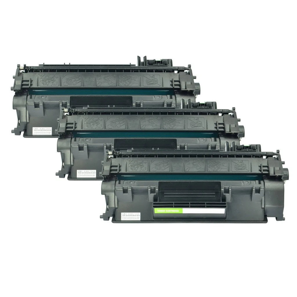 Compatible for HP 05A CE505A Toner Cartridge, 2300 pages, Box of 3, Black